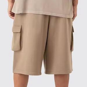 2025 shorts pour hommes personnalisés de haute qualité 100% coton polaire sérigraphie avec patch brodé Shorts - Product Image 6