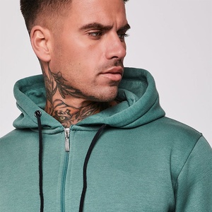 Chándal sólido con capucha vintage de invierno para hombre con diseño 2 en 1 Servicio OEM Material de poliéster/algodón - Product Image 4