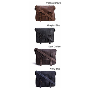 Nueva bolsa de mensajero personalizada de viaje de cuero genuino de fabricante al por mayor a un precio asequible - Product Image 6
