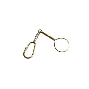 พวงกุญแจแว่นขยายทองเหลืองแท้สไตล์วินเทจ สำหรับอ่านหนังสือและตรวจสอบ - Product Image 6