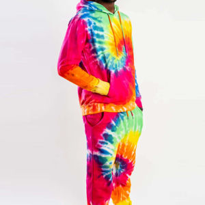Survêtements Tie Dye à prix raisonnable dernière mode de haute qualité Survêtement Tie Dye respirant entièrement personnalisé avec le meilleur design - Product Image 1