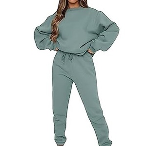 Conjunto Deportivo de Felpa 100% Algodón para Mujer, Venta al Por Mayor, OEM, Personalizable con Impresión, Traje Deportivo para Correr - Product Image 5