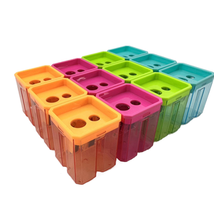 SHIRLEY YA <span class=keywords><strong>Taille</strong></span>-<span class=keywords><strong>crayon</strong></span> manuel en plastique à double trou, design créatif et simple, style Kawaii, pour papeterie - Product Image 5