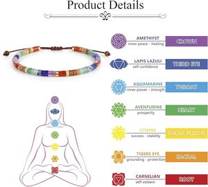 Pulsera Espiritual Unisex JoycuFF con 7 Piedras de Cristal Curativas de Chakras para Regalo - Alivio de la Ansiedad, Meditación y Relajación (Sin Piedras Preciosas) - Product Image 4