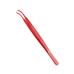 Pinzas Quirúrgicas Gerald de Color Rojo, Pinzas Gerald de 7 Pulgadas con Punta Curva Delicada y Dentada de TC de Surgiright - Product Image 3