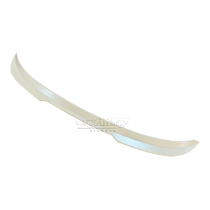Aileron arrière HS Auto en ABS, spoiler <span class=keywords><strong>de</strong></span> <span class=keywords><strong>coffre</strong></span> en plastique imitation fibre <span class=keywords><strong>de</strong></span> carbone pour Citroën C4 Hatchback Facelift 2015-2018 - Product Image 4