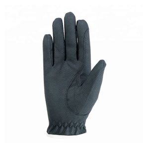 Nouveau équitation meilleure qualité gants d'équitation couleur unie gants d'équitation professionnel fabrique noir bleu couleur - Product Image 3
