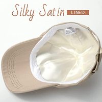 Chapeau unisexe personnalisé, Polyester/coton Chapeaux de baseball doublés de satin Combat les cheveux crépus Chapeaux de papa réglables à vendre