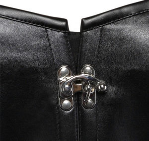 Nuevo Corsé de Cuero Suave y Transpirable con Control Firme, Corsé Burlesque con Varillas, Lencería Superior, Color Personalizado, Sin Costuras - Product Image 4