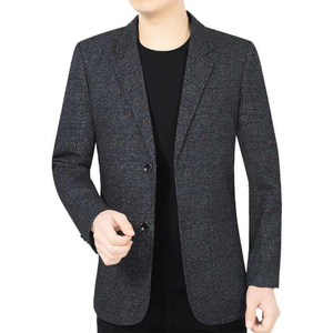 Ensemble pantalon et veste en laine mélangée pour homme, costume formel 2 pièces pour tenue de travail, taille personnalisée, logo personnalisé - Product Image 3