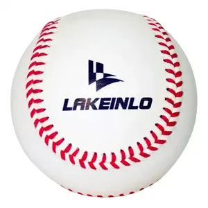 High-Quality White Wool Material Full Grain Leather Covered 9-Inch Baseballs