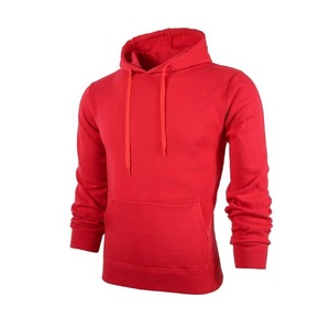 Haute qualité Logo personnalisé broderie hommes pull à capuche sweats durable tricoté blanc en gros grande taille Options - Product Image 1