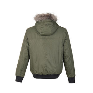 Veste coupe-vent imperméable à capuche pour homme, écologique, avec toile à séchage rapide pour l'hiver - Services OEM personnalisables - Product Image 5