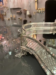 ถาดทองเหลืองทำด้วยมือหรูหราสำหรับเทศกาลรอมฎอนพิมพ์ลายนูนไม่เหมือนใครปรับขนาดได้ - Product Image 3