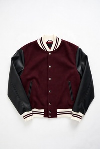 Stylish Letterman <b>Jacket</b> Modern Fit Casual Baseball Inspired Outerwear for Everyday Comfort - Product Image 5