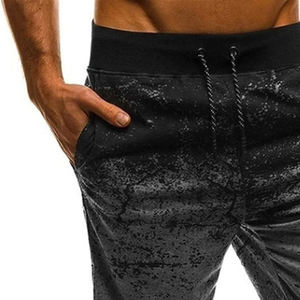 Bermudas transpirables lavadas con ácido para hombre, informales, al mejor precio, diseño sólido tejido con cierre de cordón personalizado, cintura media - Product Image 3