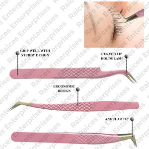 Professional Manufacturer Fashion Stainless Steel Eyebrow <b>Tweezers</b> Set Factory Made Eyelash <b>Tweezer</b> Set - Product Image 4