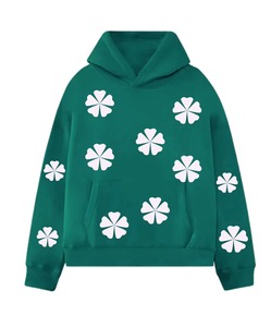 Sweat-shirts d'automne pour hommes, logo personnalisé, 100% coton molletonné, imprimé en relief, grandes tailles, surdimensionnés, écologiques, service OEM - Product Image 1