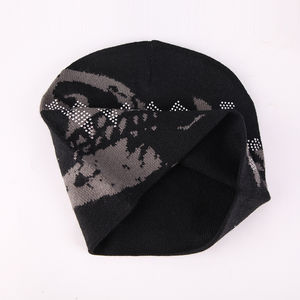 Gorros de Invierno Personalizados al por Mayor con Diseño de Calavera, Tejido Jacquard, Logotipo Personalizado OEM, Impresión Digital, 100% Acrílico, Unisex, Estilo Vintage - Product Image 6
