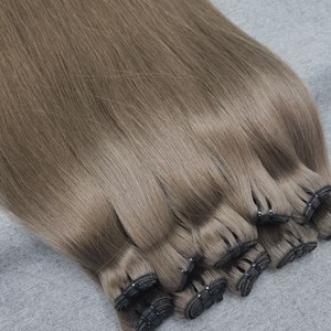 Factory Price Cuticle Aligned Vietnamese Raw Hair Natural Wave Straight Color 10A Machine Double Weft Bulk Virgin Extension - Product Image 2