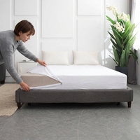 Housse de matelas premium 6 faces, protège-matelas imperméable anti-punaises de lit avec fermeture éclair