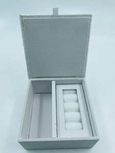 Handmade Square Flower Design Viscose Velvet Jewelry <b>Storage</b> <b>Box</b> with Hand Embroidery Black <b>for</b> Necklace Ring Earring <b>Storage</b> - Product Image 3