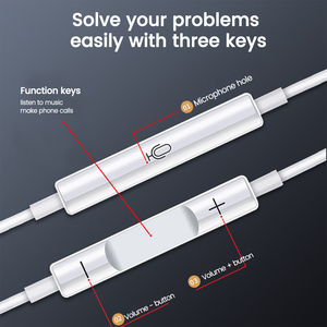 Haute qualité Profitez de 1M YEP-11 BLANC Type-C Écouteurs sur l'oreille et sur l'oreille Écouteurs de musique filaires - Product Image 4