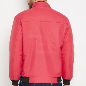 Chaqueta de bombardero transpirable hecha a medida para hombre, chaqueta de bombardero de manga larga para hombre más vendida - Product Image 3