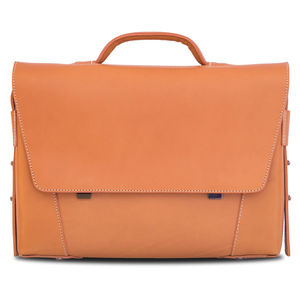 Bolsa de ordenador portátil de cuero de diseño vintage personalizada al por mayor para hombre maletín personalizado con cierre de cremallera impreso y logotipo personalizado - Product Image 1