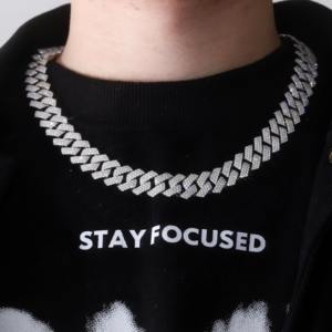 Collar Cubano de 15 mm, Oro Blanco de 10k, Diamantes Sueltos DEF VS, Productos de Venta Caliente, Collar Cubano para Hombre de 7-24 Pulgadas, Regalo de Cumpleaños - Product Image 4