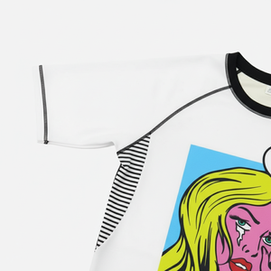 T-shirt de compression extensible à manches courtes pour hommes, MMA, Karaté, entraînement, fitness, Spandex, Polyester, 200 GSM, coupe athlétique - Product Image 5