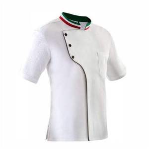 Chaqueta de Chef Blanca Profesional de Manga Larga con Doble Botonadura, Uniforme de Cocina para Hombres, Ropa de Trabajo para Restaurante y Hotel - Product Image 1
