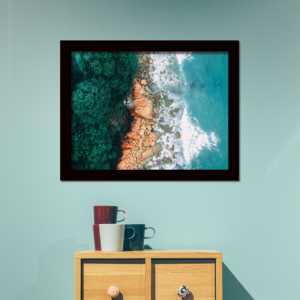 Cadre photo noir 30 x 40 cm, cadre pour affiche avec largeur de profil de 20 mm - Product Image 3