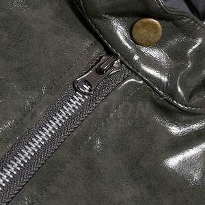 Meilleur prix High Street hommes à manches longues toile cuir mode veste conception personnalisable pour l'hiver une utilisation de haute qualité - Product Image 4