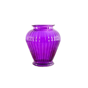 Hermoso diseño decorativo jarrón de vidrio de colores para decoración de bodas - Product Image 5