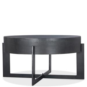 Mesa de centro de Metal de diseñador clásico, mesa central hecha a mano, acabado negro mate para muebles de sala de estar y dormitorio - Product Image 1