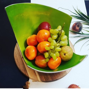 Bol de service pour la maison, pour les hôtels, Restaurant, plat, finition or, en laiton, 5 pièces - Product Image 4