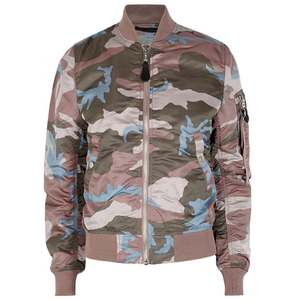 Otoño Invierno estilo de calle alta hombres/mujeres chaqueta Bomber de alta calidad de manga larga cortavientos Tops bordado Logo frontal - Product Image 1