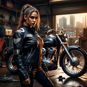 Vintage Leather Motor <b>Jackets</b> Women Slim Fit Stand Collar PU Leather <b>Jacket</b> Women Multi Panel Motorbike Leather <b>Jackets</b> - Product Image 3