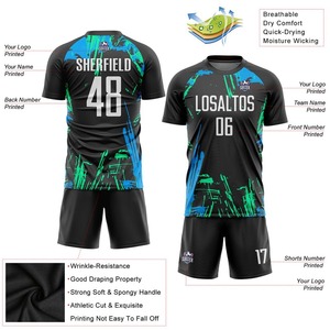Maillot personnalisé de qualité thaïlandaise, maillots de football pour hommes, ensemble uniforme MBAPPE, maillot de football de l'équipe RONALDO, nouveauté 2025 - Product Image 3