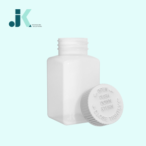 Best Price HDPE Square CR Lid Syrup Bottle 70ml <b>Plastic</b> <b>Packaging</b> OEM ODM Services Vietnam Factory M0785 - Product Image 1