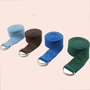 Sangle de yoga en coton de qualité supérieure avec anneau en D en métal réglable Gym Fitness Carry New Collection at Best Price - Product Image 1