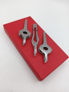 Pinzas Profesionales para Extensión de Cejas, Nuevas, Completamente Plateadas, de Acero Inoxidable, con Logotipo Personalizado, Multifuncionales, de Belleza - Product Image 5