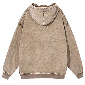 Sweats à capuche pour hommes 100% coton avec logo personnalisé du service OEM vente en gros - Product Image 2