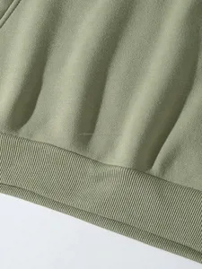 Sweat-shirt à capuche rétro vintage style hip-hop rock, logo brodé vierge, style streetwear, graphique - Product Image 3