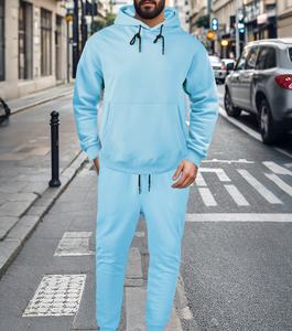 OEM Style Men Wholesale Sports Wear Custom <b>Hoodies</b> <b>for</b> Printing <b>Gym</b> Jogger Training Unisex Tracksuit Outdoor Running Sets - Product Image 2