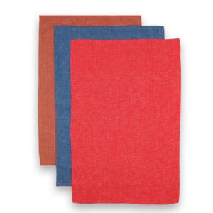 Serviette de cuisine en coton 100% certifié GOTS, tissée, à rayures et à carreaux, douce, confortable, séchage rapide, gaufrée, écologique, multi-usages - Product Image 3