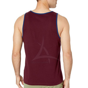 Camiseta sin Mangas para Hombre de Color Sólido Personalizada al por Mayor - Ropa Deportiva Informal de Punto Transpirable con Función de Secado Rápido - Product Image 3
