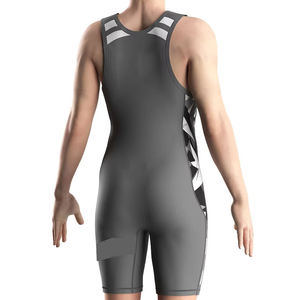 Servicio OEM Transpirable Secado rápido Gimnasio Levantamiento de pesas Uniforme Color sólido 100% Poliéster Transpirable Levantamiento de pesas Uniforme - Product Image 6