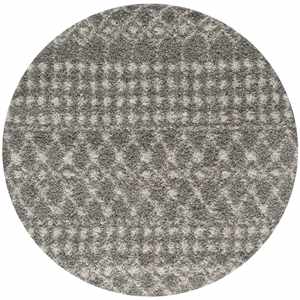 Tapis d'intérieur en fourrure grise marocaine 1010, élégant et confortable - Product Image 3